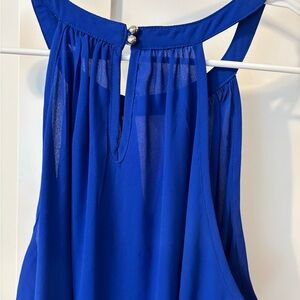 Papermoon Royal Blue Sleeveless Blouse